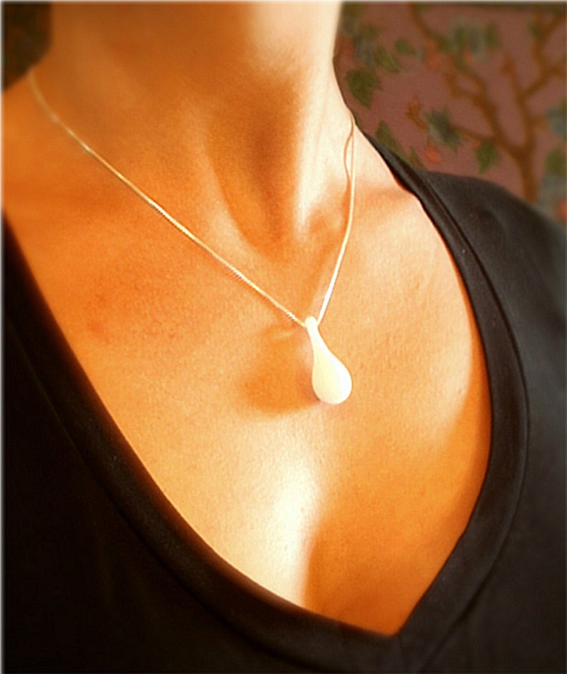 Mother's Milk Glass Pendant Breastfeeding Jewelry Etsy