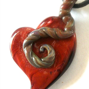 Placenta Love Birth Art Glass Necklace Pendant Midwife Doula Encapsulation Jewelry Charm