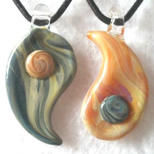 1/2 Yin Yang Replacement Pendant for 2 Piece Set
