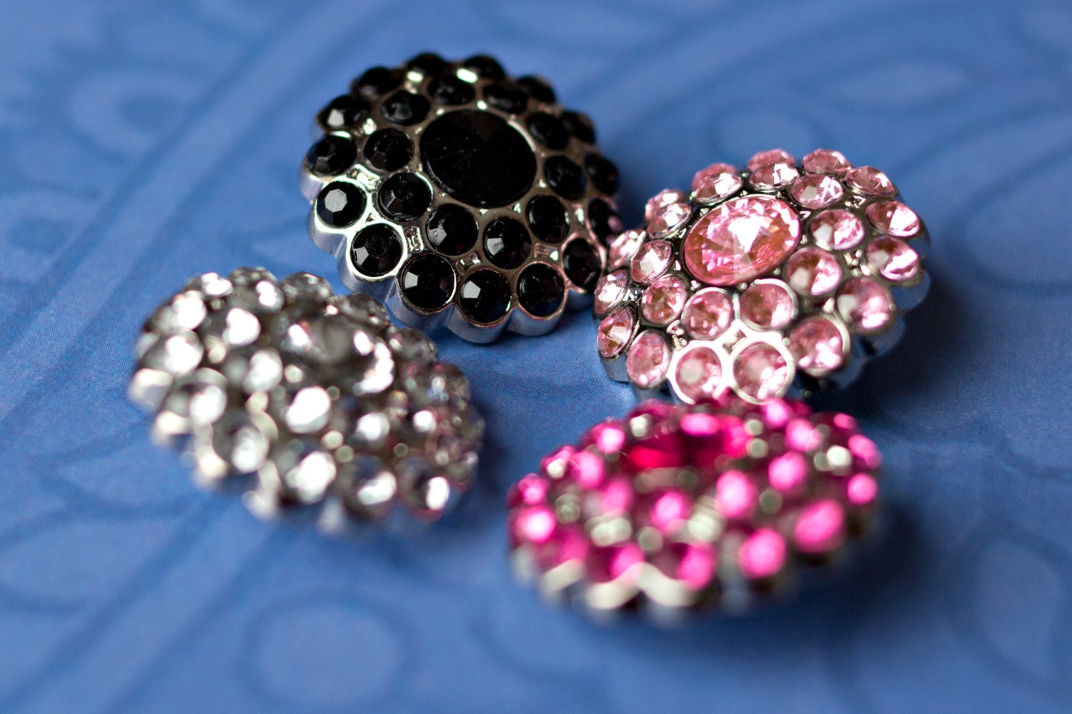 Rhinestone Buttons - 5 - Acrylic Buttons - You Choose - Naomi Button ...