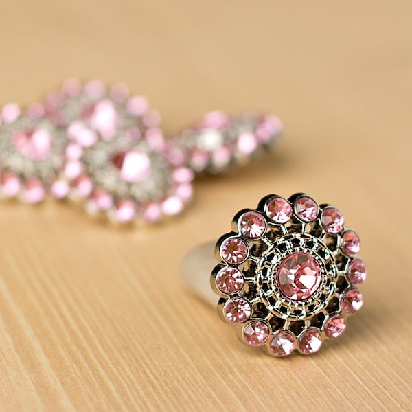 Rhinestone Buttons Etsy