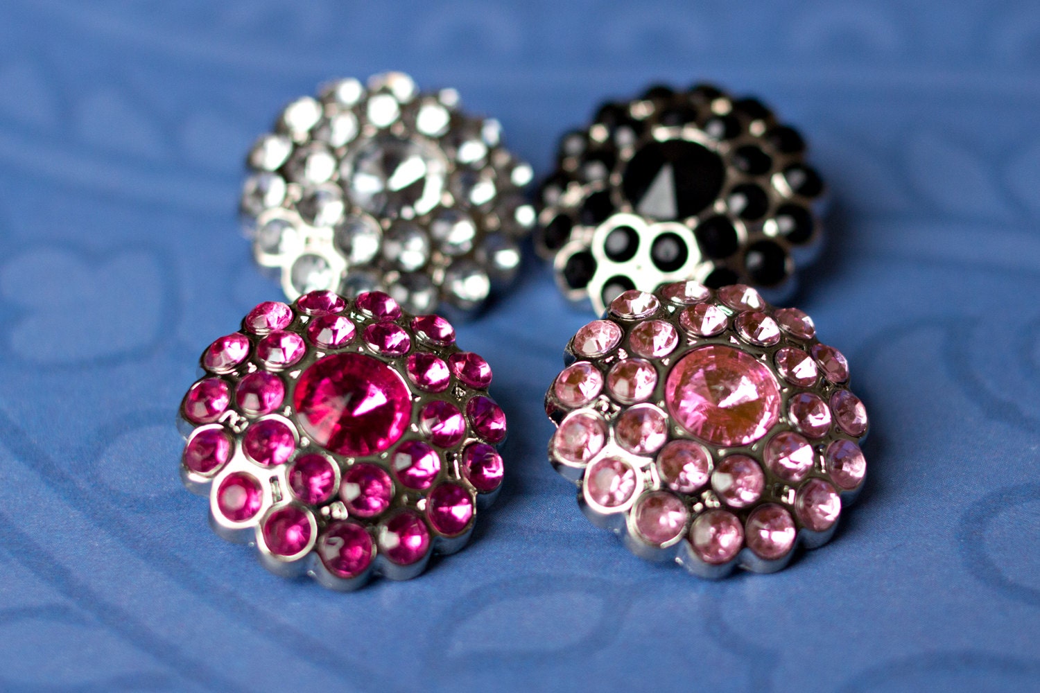 Rhinestone Buttons - 5 - Acrylic Buttons - You Choose - Naomi Button ...