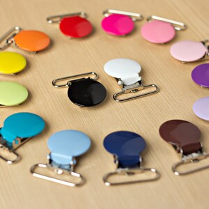 Lead-Free Pacifier Clip Buckle - Choose 5, 20, 50, Or 100 Rounds (for Making)