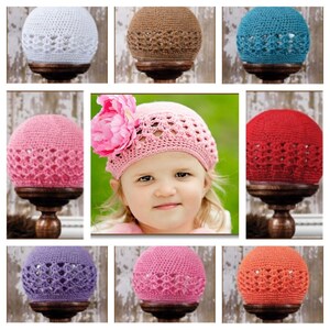 Crochet Beanie - Baby Hats - Craft Lot of Hats