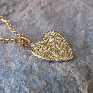 gold heart necklace layering necklace gold plated sterling silver heart pendant charm bridal necklace gift for her mothers day love necklace image 2