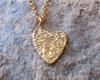 gold heart necklace layering necklace gold plated sterling silver heart pendant charm bridal necklace gift for her mothers day love necklace