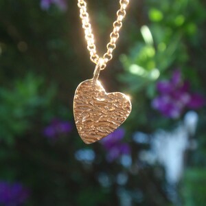gold heart necklace layering necklace gold plated sterling silver heart pendant charm bridal necklace gift for her mothers day love necklace image 4