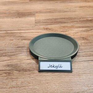 Custom cat food dish