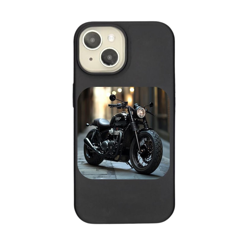 Funda para teléfono Triumph Bonneville - Midnight Racer imagen 1