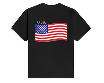 USA Eagle Flag Art T-Shirt
