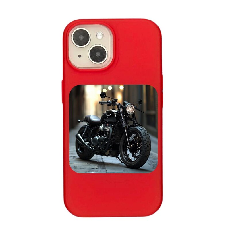 Funda para teléfono Triumph Bonneville - Midnight Racer imagen 5