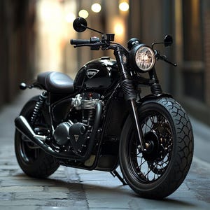 Funda para teléfono Triumph Bonneville - Midnight Racer imagen 2