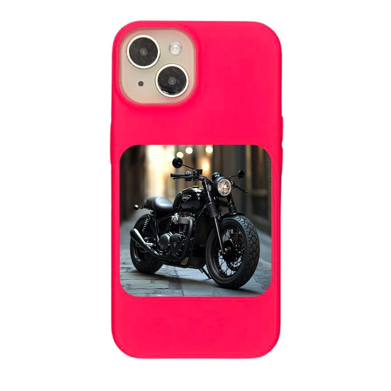 Funda para teléfono Triumph Bonneville - Midnight Racer imagen 3