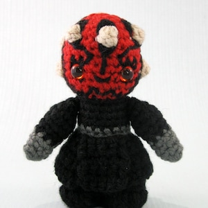 Darth Maul - Star Wars Mini Amigurumi Pattern PDF - Crochet Pattern