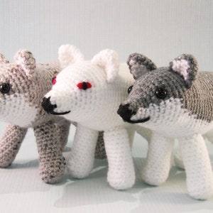 Wolf and Direwolf Amigurumi Pattern PDF Crochet Pattern image 1