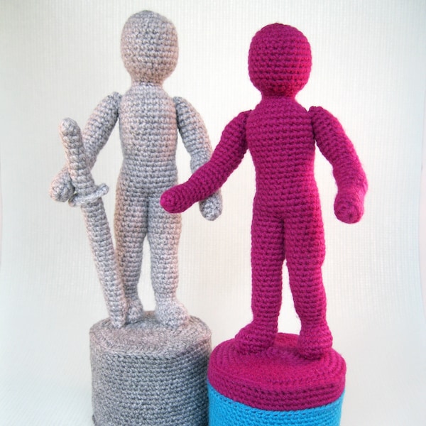 Menschliche Figur Amigurumi Muster PDF - Häkelanleitung