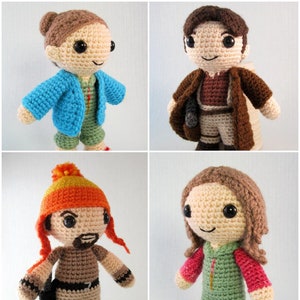 Mal, Jayne and Kaylee - Firefly Amigurumi Pattern PDF - Crochet Patterns