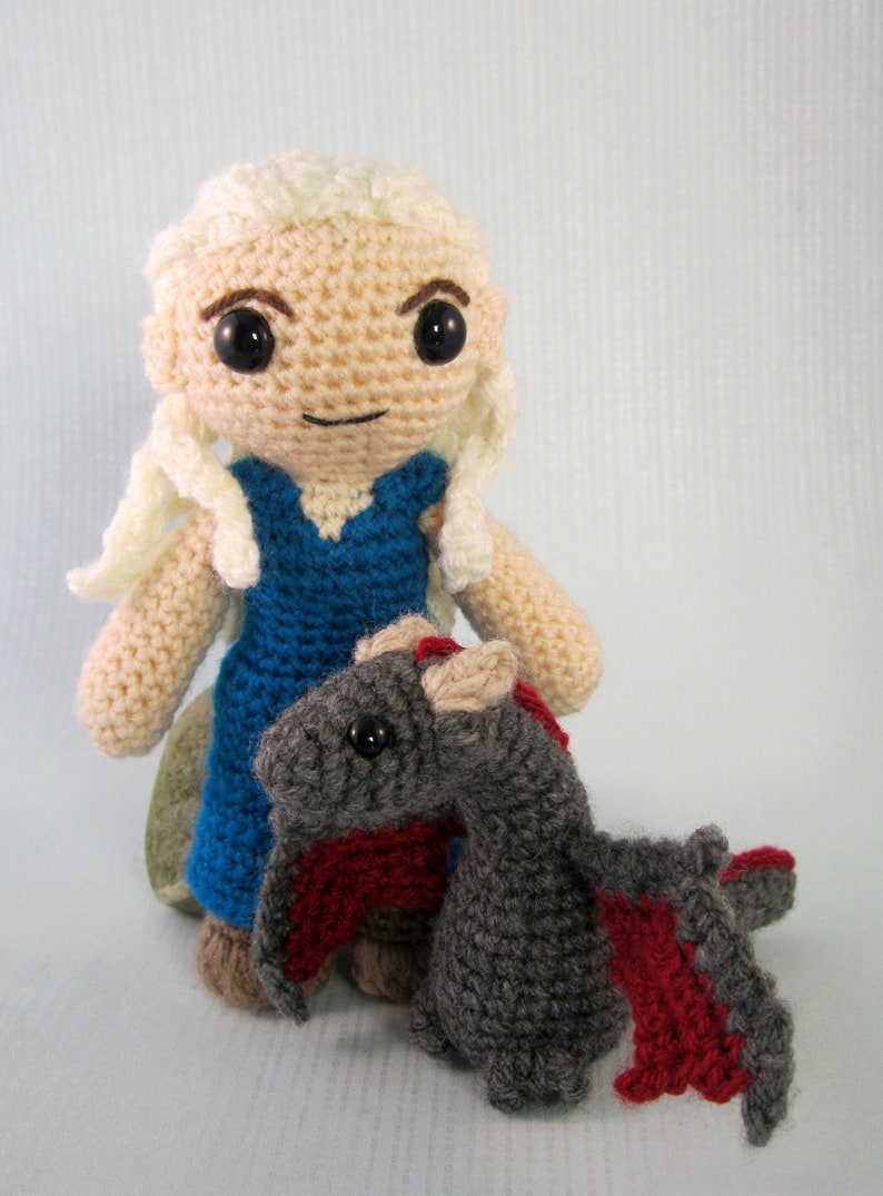 Daenerys Targaryen and Dragons Amigurumi Patterns PDF Crochet Patterns image 3