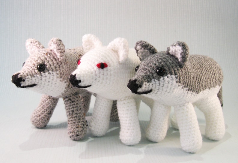 Wolf and Direwolf Amigurumi Pattern PDF Crochet Pattern image 1