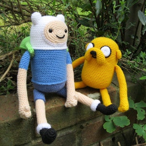 Finn and Jake Amigurumi Pattern PDFs Crochet Patterns image 1