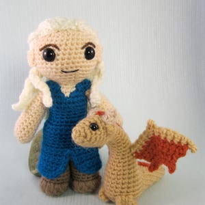 Daenerys Targaryen and Dragons Amigurumi Patterns PDF Crochet Patterns image 7