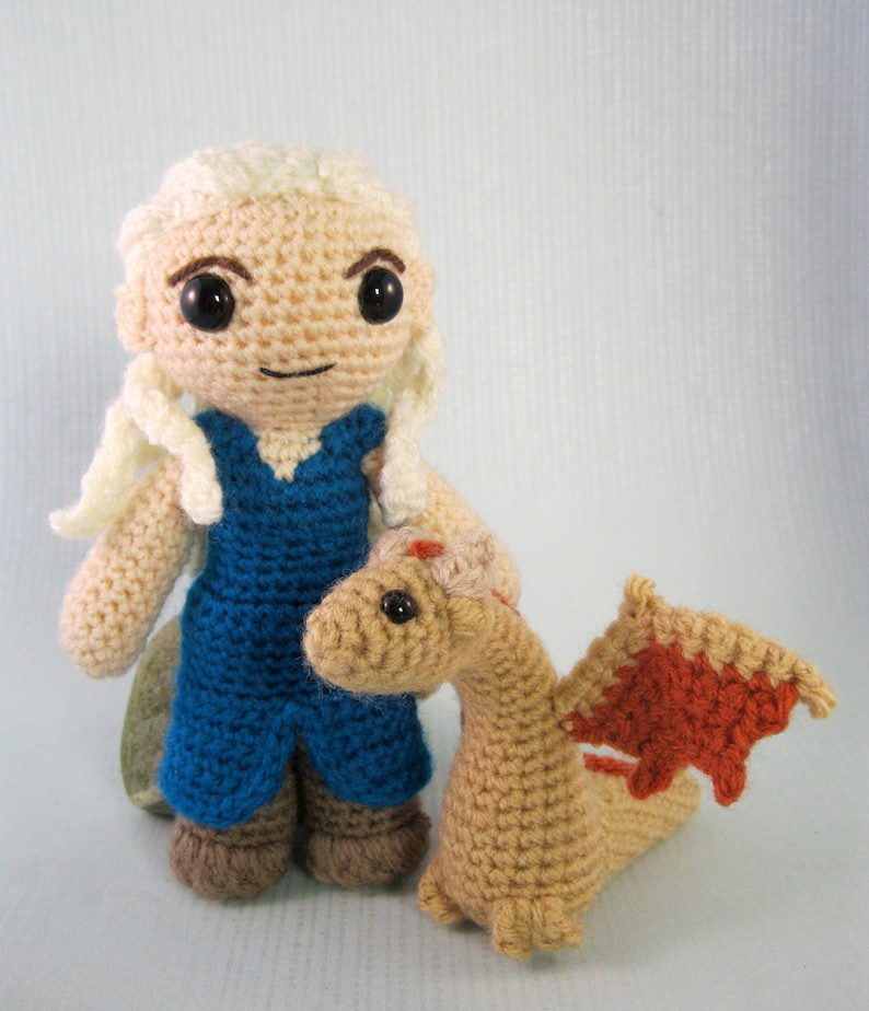 Daenerys Targaryen and Dragons Amigurumi Patterns PDF Crochet Patterns image 7