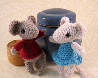 Wee Mousie Amigurumi Pattern PDF - Crochet Pattern