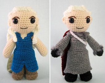 Daenerys Targaryen Amigurumi Muster PDF - Häkelanleitung