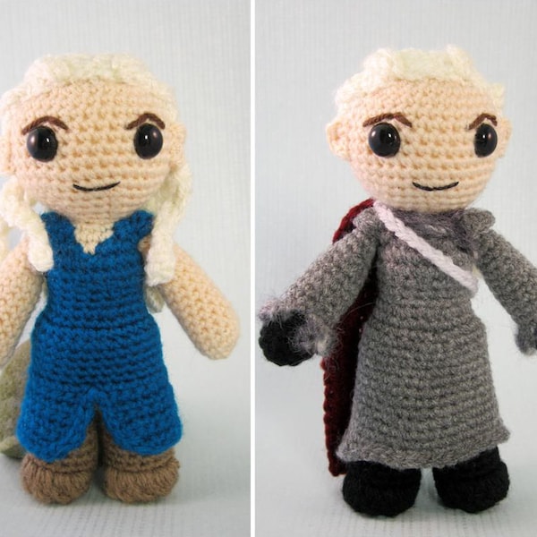 Daenerys Targaryen Amigurumi Pattern PDF - Crochet Pattern