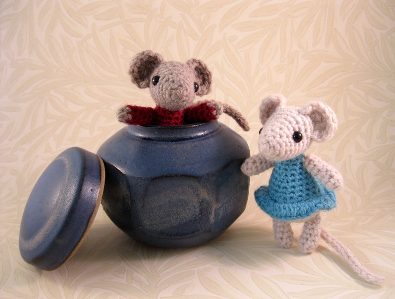 Wee Mousie Amigurumi Pattern PDF Crochet Pattern image 2