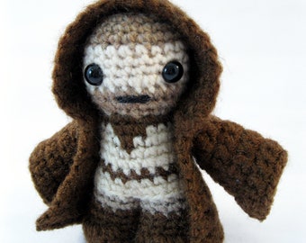 Junger Obi-Wan Kenobi - Star Wars Mini Amigurumi Muster PDF - Häkelanleitung