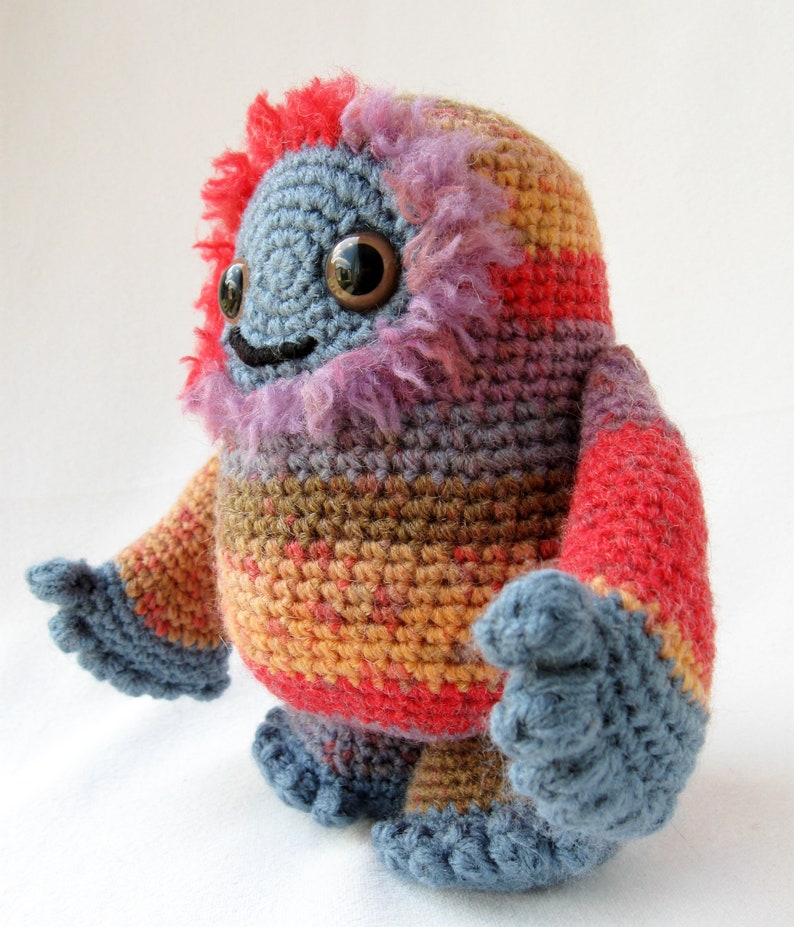 Yeti and Bigfoot Amigurumi Pattern PDF Crochet Pattern now with added Adorable Monsters image 10