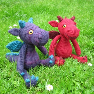 Cuddly Dragon Amigurumi Pattern PDF Crochet Pattern image 1