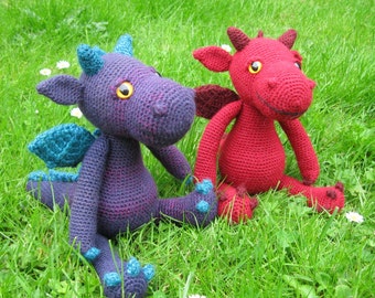 Cuddly Dragon Amigurumi Pattern PDF - Crochet Pattern