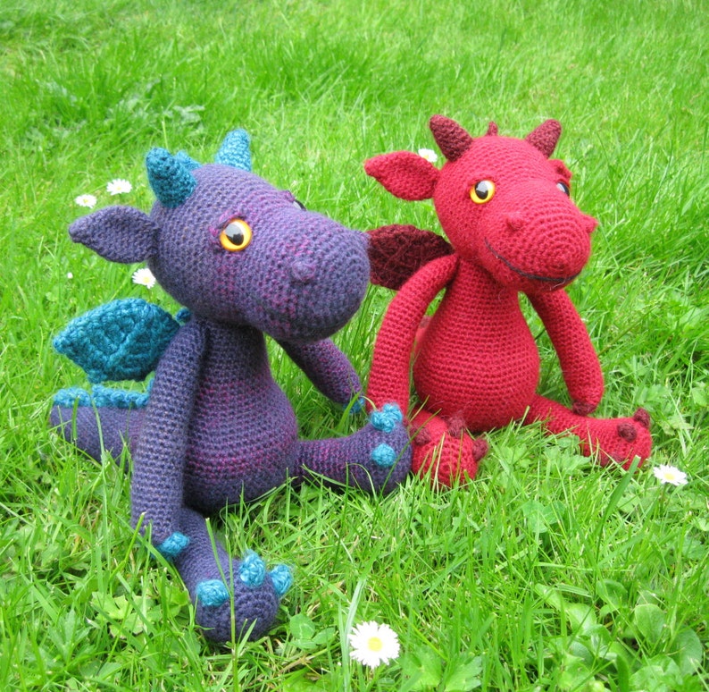 Cuddly Dragon Amigurumi Pattern PDF Crochet Pattern image 1