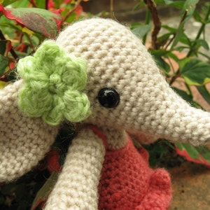 Flora the Elephant Amigurumi Pattern PDF Crochet Pattern image 5