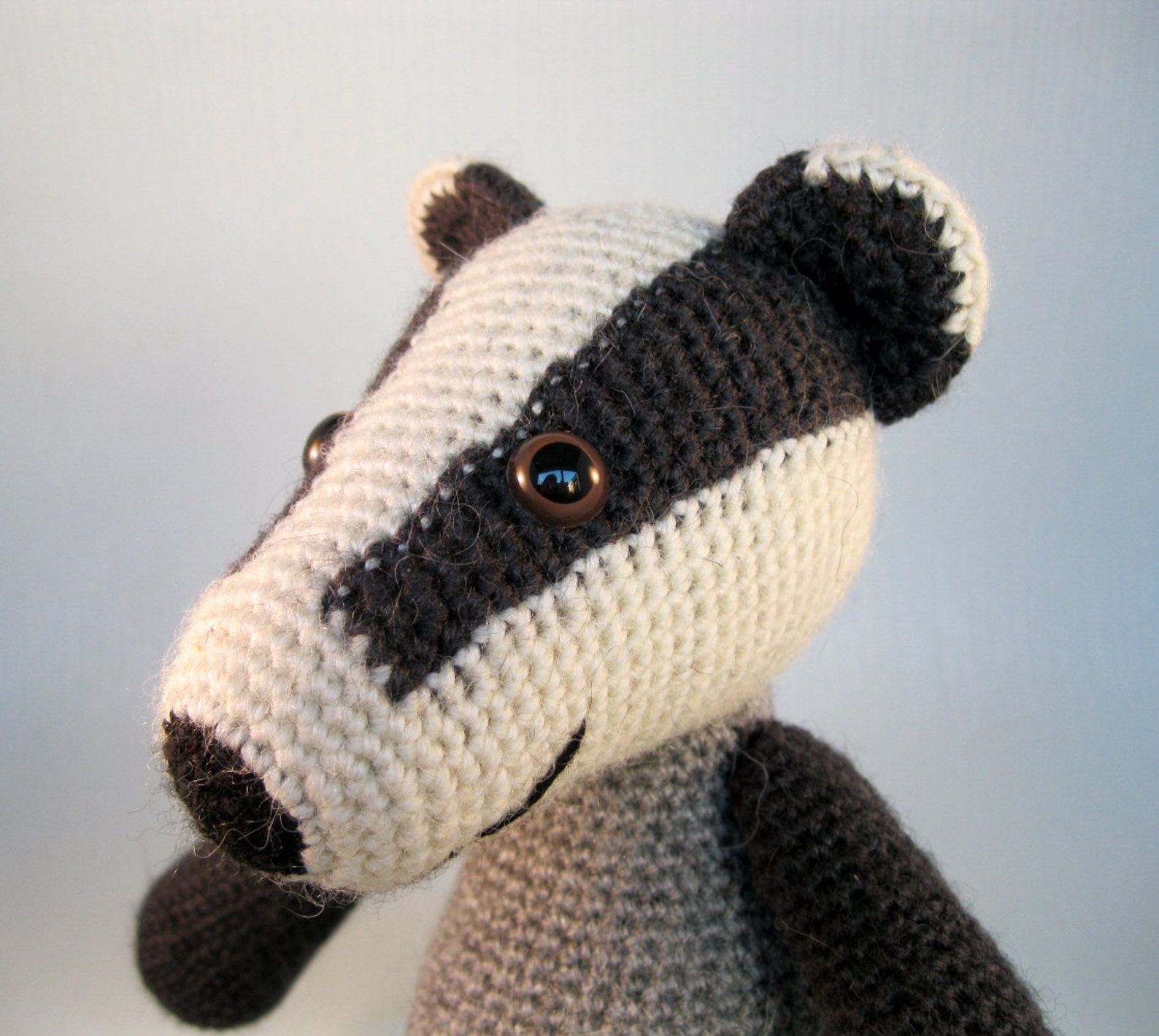 Blackberry the Badger Amigurumi Pattern PDF Crochet Pattern Etsy UK