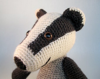 Blackberry the Badger Amigurumi Pattern PDF - Crochet Pattern