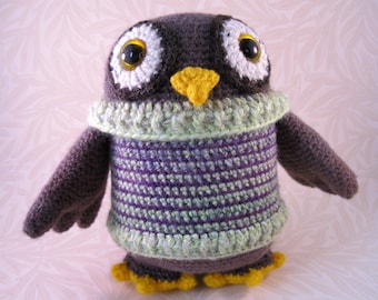 Flappy Owl Amigurumi Muster PDF - Häkelanleitung