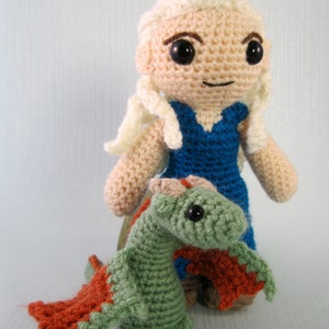 Daenerys Targaryen and Dragons Amigurumi Patterns PDF Crochet Patterns image 5