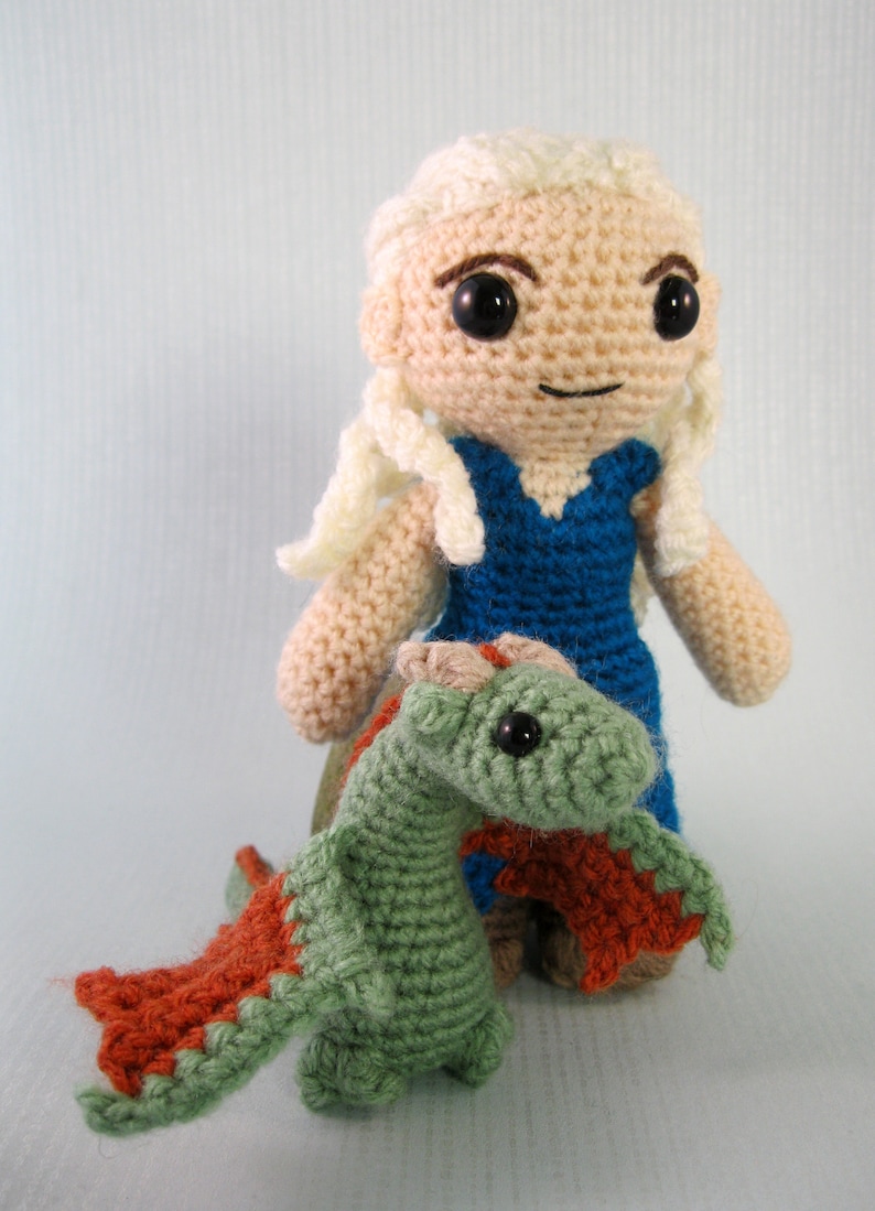 Daenerys Targaryen and Dragons Amigurumi Patterns PDF Crochet Patterns image 5