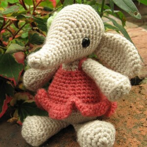 Flora the Elephant Amigurumi Pattern PDF Crochet Pattern image 4