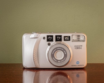 Ex-Display Top-Spec Konica Minolta Zoom 130c 35mm Point and Shoot Film Camera