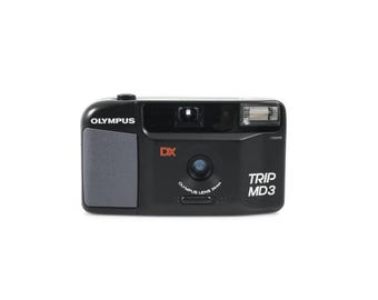 Olympus Trip MD3 35mm Point and Shoot Film Camera - Black