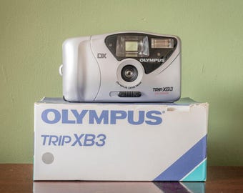BRAND NEW ) Olympus Trip XB3 Big Finder 35mm Point and Shoot Film Camera - Silver