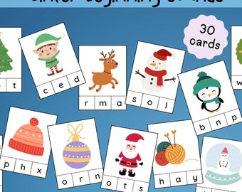 Winter Activity For Kids, Beginning Sounds Activity, Letters Activity, Preschool Activity, Kindergarten Activity, Beginning Sounds