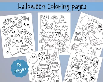 Halloween Coloring Pages For Kids, Coloring Pages, Halloween Activity, Kids Coloring,