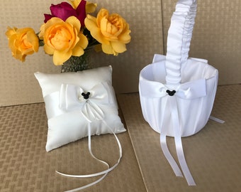 Orange Confetti Flower Girl Basket wCharms Pumpkin Flower Basket Wedding Flower Basket Tangerine Flower Girl Basket Orange Disney Wedding