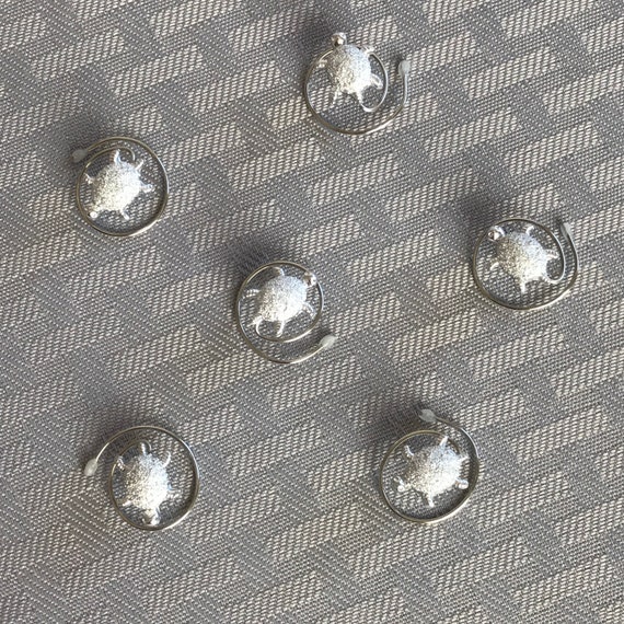 Silver Sea Turtle Hair Swirls - Beach Wedding Hair Accessory