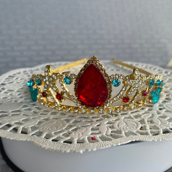 Ariel Inspired Bridesmaid Tiara-Disney Inspired Wedding-Hidden Mickey Too! Mermaid Tiara